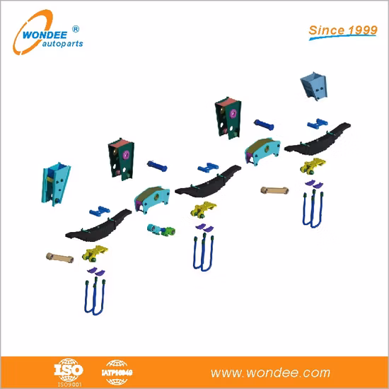 Механические подвески для большегрузных полуприцепов и автозапчастей грузовых автомобилей, американская подвеска