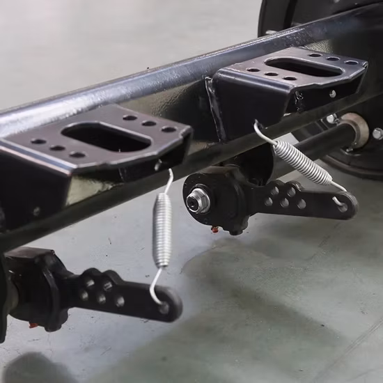 Fuwa сверхмощный прочный низкорамный стальной мост прицепа в тандемных полуприцепах для грузовых автомобилей