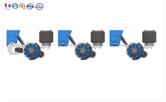 Пневматическая подвеска для прицепов и полуприцепов с подъемным комплектом 9 тонн